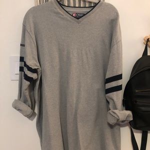 over sized, thrifted sweater